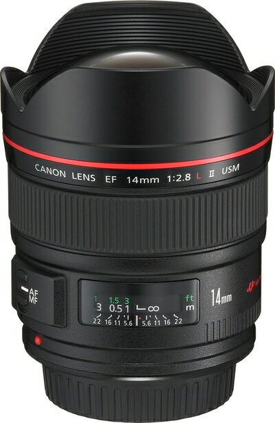 【中古】 Canon 単焦点広角レンズ EF14mm F2.8 L II USM フルサイズ対応