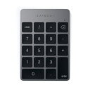 【中古】 Satechi スリム ワイヤレス Bluetooth テンキー18キー (Bluetooth対応のMacOS, iOS, PCに対応) (スペースグ...
