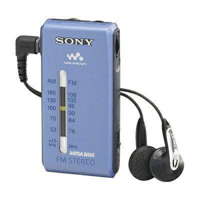 Digital Audio Players - 【中古】 SONY FMステレオ/AMポケッタブルラジオ ブルー SRF-S86/L