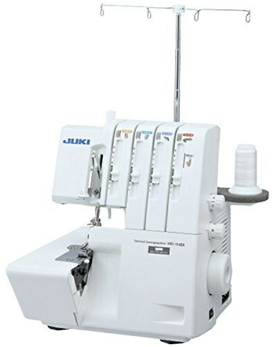 【中古】 JUKI 2本針4本糸差動送り付きオーバーロックミシン MO-114D