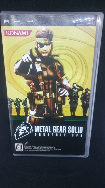 【中古】 メタル ギア ソリッド ポータブル オプス - PSP
