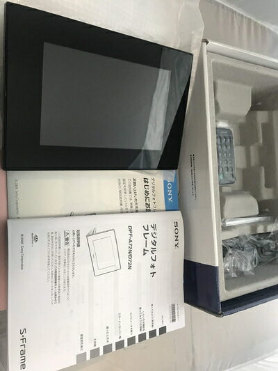 【中古】 ソニー SONY デジタルフォトフレーム D72N ブラック DPF-D72N/B