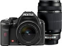 【中古】 PENTAX デジタル一眼レフカメラ K-x ダブルズームキットブラック