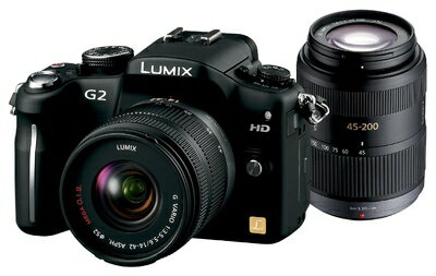 ����š� �ѥʥ��˥å� �ǥ������㥫��� G2���֥륺�����󥺥��å�14-42mm/F3.5-5.6��45-200mm/F4.0-5.6��°) ����ե����ȥ֥�å� DMC-G2W-K