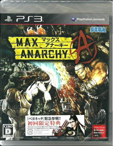 【中古】 MAX ANARCHY - PS3 【中古】 MAX ANARCHY - PS3