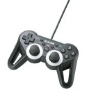 【中古】 ELECOM PS3 USBゲームパッド 12ボタン 振動 連射 高耐久 ブラック JC-GMU3312SPBK
