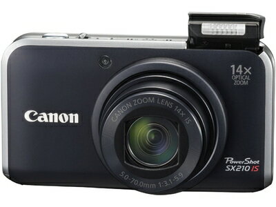 【中古】 Canon デジタルカメラ PowerShot SX210 IS ブラック PSSX210IS(BK)