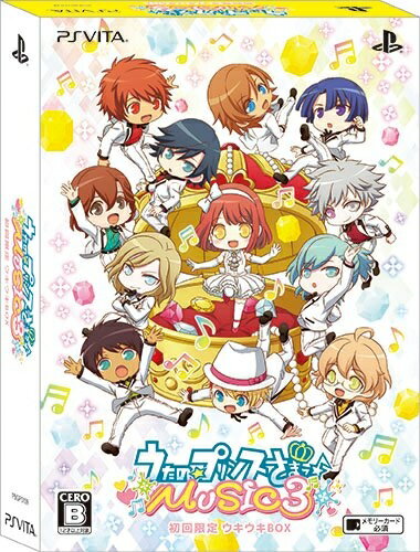 【中古】 うたの☆プリンスさまっ♪MUSIC3 初回限定 ウキウキBOX(特典【Music Disc ?ワンコーラスver.-】【Sound Disc『うたの☆プリンスさまっ♪サウンドトラック』】【CDブックレット】同梱) - PS Vita