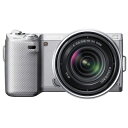 【中古】 ソニー SONY ミラーレス一眼カメラ α NEX-5N ズームレンズキット シルバー NEX-5NK/S(2)