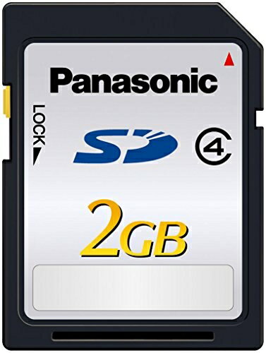 【中古】 パナソニック 2GB SDメモリーカード CLASS4 RP-SDL02GJ1K