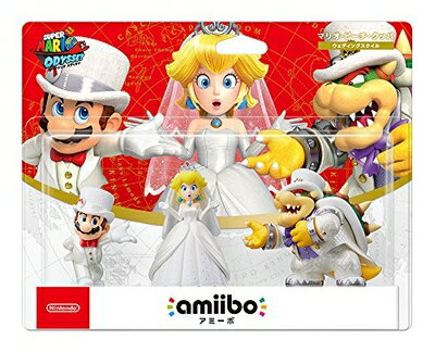 【中古】 amiibo トリプルウェディングセット[マリオ/ピーチ/クッパ] (スーパーマリオシリーズ)