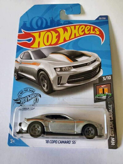 【中古】 Hot Wheels 2020 Hw Dream Garage '18 Copo Camaro SS, 20/250 Silver