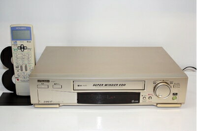 【中古】 MITSUBISHI 三菱|S-VHS ビデオデッキ HV-S77 ダビングにも! 【中古】 MITSUBISHI 三菱|S-VHS ビデオデッキ HV-S77 ダビングにも!