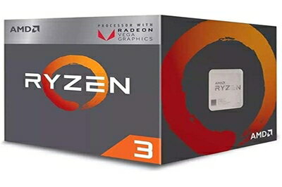 【中古】 AMD(エーエムディー) Ryzen 3 2200G 〔3.5GHz／SOCKET AM4〕