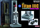 【中古】 プラッツ DRAGON 1/400 タイタン IIIC 初飛行 w/ランチパッド
