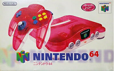 楽天市場】nintendo64 コントローラー クリアレッドの通販