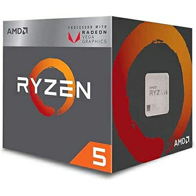 【中古】 AMD Ryzen 5 3400G with Wraith Spire cooler 3.7GHz 4コア / 8スレッド 65W【国内品】 YD3400C5FHBOX