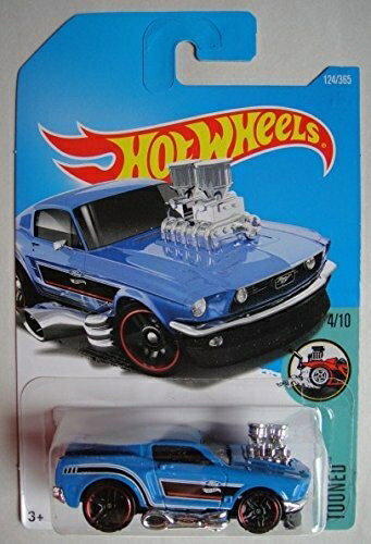 【中古】 Hot Wheels 2017 Tooned '68 Mustang 124/365, Blue