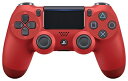 【中古】 【純正品】ワイヤレスコントローラー (DUALSHOCK 4) マグマ・レッド (CUH-ZCT2J11)