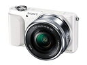 【中古】 SONY ミラーレス一眼 NEX-3N パワーズームレンズキット E PZ 16-50mm F3.5-5.6 OSS付属 ホワイト NEX-3NL W(2)