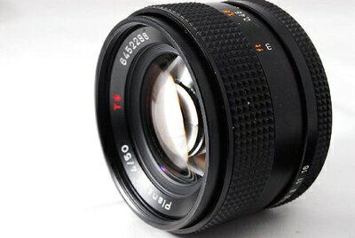 CONTAX - 【中古】 CONTAX Planar T*50mm F1.4 AE