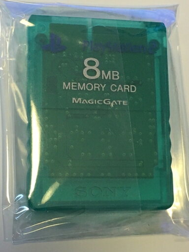 【中古】 Playstation 2 専用メモリーカード(8MB)エメラルド 【中古】 Playstation 2 専用メモリーカード(8MB)エメラルド