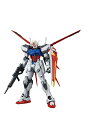 【中古】 Gundam MG 機動戦士ガンダムSEED エールストライクガンダム Ver.RM 1/100スケール 色分け済みプラモデル