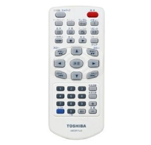 【中古】 東芝　(純正)ポータブルDVDプレーヤー用リモコン　MEDR73JX