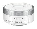 【中古】 Nikon 標準ズームレンズ1 NIKKOR VR 10-30mm f/3.5-5.6 PD-ZOOM ホワイト 1NVR10-30PDWH