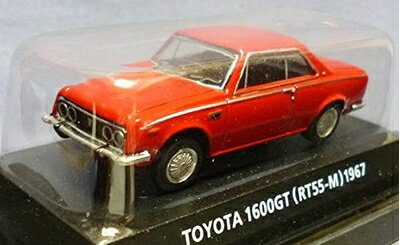卡车 - 【中古】 コナミ 1/64 絶版名車コレクション Vol,4 トヨタ 1600GT (コロナGT) 型式RT55-M 1967 赤
