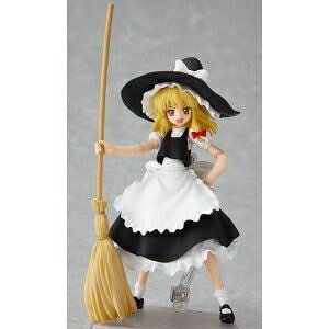 【中古】 figma 東方project 霧雨魔理沙 全高約13.5cm ABS&PVC製 塗装済み可動フィギュア