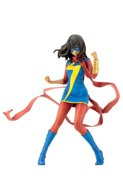 【中古】 コトブキヤ MARVEL美少女 MARVEL UNIVERSE ミス・マーベル(カマラ・カーン) 1/7スケール PVC製 塗装済み完成品フィギュア