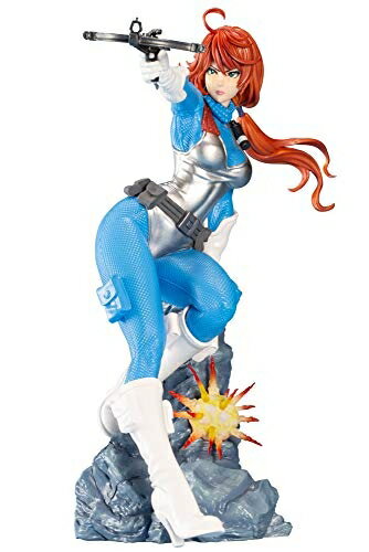 【中古】 G.I. JOE美少女 G.I.JOE スカーレット スカイブルー 限定版 1/7スケール PVC製塗装済み完成品 フィギュア