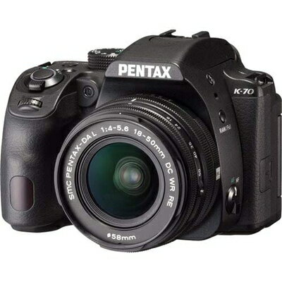 【中古】 リコーイメージング PENTAX K-70(BK)18-50RE KIT デジタル一眼レフカメラ K-70 18-50RE キット （ブラック）