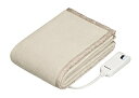 【中古】 パナソニック 電気しき毛布 シングル 160×85cm 丸洗い可 室温センサー付 ベージュ DB-UM4LS-C