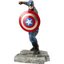 【中古】 コトブキヤ ARTFX+ キャプテン・アメリカ シビル・ウォー 1/10スケール PVC製 塗装済み簡易組立フィギュア