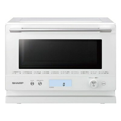 【中古】 シャープ オーブンレンジ PLAINLY ワイドフラット 18L ホワイト RE-WF18A-W