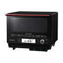 【中古】 シャープ スチームオーブンレンジ ヘルシオ 30L コンベクション 2段調理 レッド ブラック AX-XJ600R