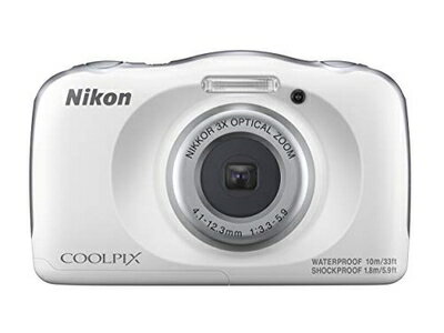 【中古】 Nikon デジタルカメラ COOLPIX W150 防水 W150WH クールピクス ホワイト