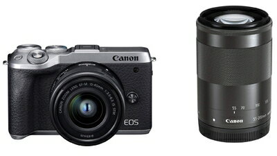 【中古】 Canon ミラーレス一眼カメラ EOS M6 Mark II ダブルズームキット シルバー EOSM6MK2SL-WZK 【中古】 Canon ミラーレス一眼カメラ EOS M6 Mark II ダブルズームキット シルバー EOSM6MK2SL-WZK