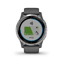 【中古】 GARMIN vivoactive 4 Shadow Gray/Silver 010-02174-07