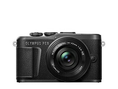 【中古】 OLYMPUS ミラーレス一眼カメラ PEN E-PL10 14-42mm EZレンズキット ブラック
