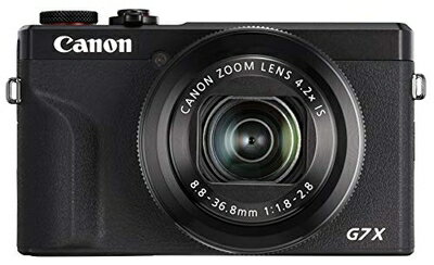  Canon コンパクトデジタルカメラ PowerShot G7 X Mark III ブラック 1.0型センサー/F1.8レンズ/光学4.2倍ズーム PSG7XMARKIIIBK