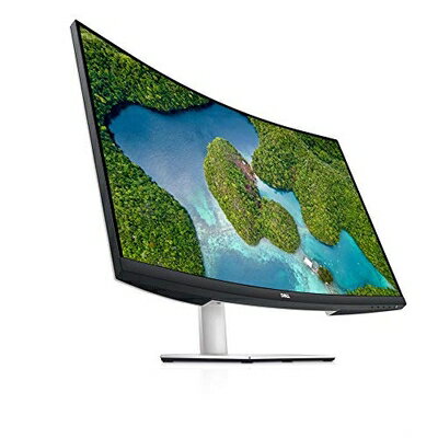 【中古】 Dell (デル) S3221QS 32インチ カーブ 4K UHD VA 超薄型 ベゼルモニター AMD FreeSync HDMI DisplayPort スピーカー内蔵 VESA認定 シルバー