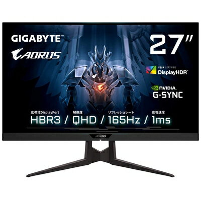 【中古】 ゲーミングモニター GIGABYTE AORUS FI27Q-P (27型/QHD/IPSノングレア/平面モニター)