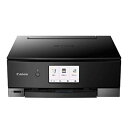 【中古】 Canon プリンター A4インクジェット複合機 PIXUS TS8430 ブラック 2020年モデル テレワーク向け 普通