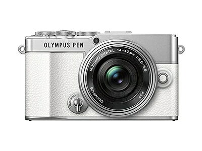 【中古】 OM SYSTEM/オリンパス OLYMPUS PEN E-P7 14-42mm EZレンズキット ホワイト