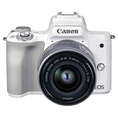 ����š� Canon �ߥ顼�쥹��㥫��� EOS Kiss M2 ɸ�ॺ�����󥺥��å� �ۥ磻�� KISSM2WH-1545