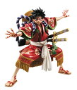 【中古】 Portrait.Of.Pirates ワンピース “KABUKI EDITION” モンキー・D・ルフィ 1/8 完成品フィギュア(メガトレショップ...