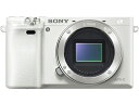 【中古】 ソニー SONY ミラーレス一眼 α6000 ボディ ホワイト(2)
